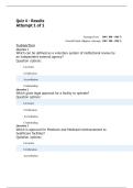 HIMA 250 Quiz 4 &vert; Score 100&percnt; &vert; American Military University