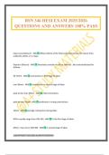 BSN 346 HESI EXAM 2025&sol;2026 QUESTIONS AND ANSWERS 100&percnt; PASS