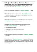 DAT Questions from Practice Exam Questions and Answers &lpar;Solved Papers&rpar;&period;