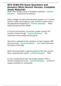 NYS SCBA-IFO Exam Questions and Answers &lpar;Most Recent Version&comma; Complete Study Material&rpar;&period;