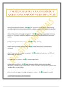 CM 4223 CHAPTER 1 EXAM 2025&sol;2026 QUESTIONS AND ANSWERS 100&percnt; PASS