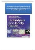 Test Bank for Urinalysis and Body Fluids 7th Edition by Strasinger &vert; Verified Chapter's 1 - 17 &vert; Complete Newest Version