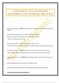 CS7643 QUIZ 6 EXAM 2025&sol;2026 QUESTIONS AND ANSWERS 100&percnt; PASS
