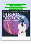 Full test bank for Microbiology: The Human Experience First Edition by John W. Foster, Zarrintaj Aliabadi, Joan L. Slonczewski ALL CHAPTERS|GRADED A+|UPDATED 2025