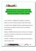 20-44 Personal Lines Agent Exam &vert; 100&plus; Updated Q&As &vert; Ethics&comma; PAP&comma; Dwelling Policies&comma; Health & Auto Coverage