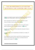 CSIS 100 MIDTERM EXAM 2025&sol;2026 QUESTIONS AND ANSWERS 100&percnt; PASS
