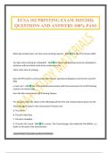ECSA 102 PRINTING EXAM 2025&sol;2026 QUESTIONS AND ANSWERS 100&percnt; PASS