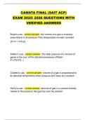 CAMATA FINAL &lpar;SAIT ACP&rpar;  EXAM 2025&sol; 2026 QUESTIONS WITH  VERIFIED ANSWERS 