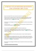 ETH&sol;321T EXAM 2025&sol;2026 QUESTIONS AND ANSWERS 100&percnt; PASS