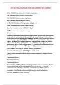 AVT 425 FINAL EXAM QUESTIONS AND ANSWERS 100&percnt; CORRECT 