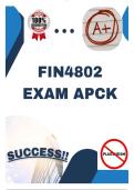 FIN4802 EXAM PACK 2025 &lbrace;LATEST QUESTIONS AND ANSWERS