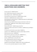YMCA LIFEGUARD WRITTEN TEST QUESTIONS AND ANSWERS