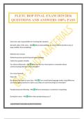 FLETC BOP FINAL EXAM 2025&sol;2026 QUESTIONS AND ANSWERS 100&percnt; PASS