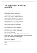 YMCA QUIZ QUESTIONS AND ANSWERS