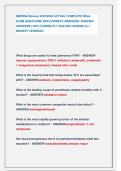 NBCRNA Review 2025&sol;2026 ACTUAL COMPLETE REAL  EXAM QUESTIONS AND CORRECT ANSWERS&sol; VERIFIED  ANSWERS &lpar;100&percnt; CORRECTLY SOLVED&rpar; GRADED A&plus; &sol;  NEWEST VERSION&excl;&excl;
