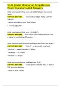 N164 Fetal Monitoring Strip Review Exam Questions And Answers&period;docx