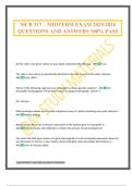MCB 317 &ndash; MIDTERM EXAM 2025&sol;2026 QUESTIONS AND ANSWERS 100&percnt; PASS