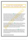 NU 545 UNIT 4 EXAM 2025&sol;2026 QUESTIONS AND ANSWERS 100&percnt; PASS
