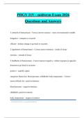 PHGY 215 &ndash; midterm Exam 2026 Questions and Answers