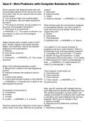 Quiz 2 - Skin Problems with Complete Solutions Rated A