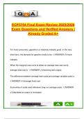 ECP 3704   EXAM COMPLETE PACKAGE DEAL