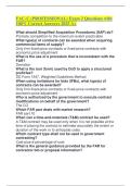 FAC-C &lpar;PROFESSIONAL&rpar; Exam 2 Questions with 100- Correct Answers 2025 A&plus;