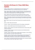 Hunters Ed Exam A+ Pass 2025 New Update