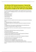 The Ultimate TCFP Hazmat Awareness &sol; Hazmat Ops Study Guide&sol; Over 350 Hazmat Awareness and Hazmat Ops questions straight out the TCFP test to study NEW&excl;&excl;