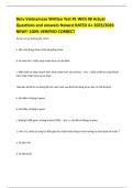Dmv Vietnamese Written Test &num;1 With 90 Actual Questions and answers Newest RATED A&plus; 2025&sol;2026 NEW&excl;&excl; 100&percnt; VERIFIED CORRECT 