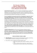 The University of Alabama Capstone College of Nursing NUR 521 Advanced Pharmacology Exam 2 Blueprint and Study Guide&lowbar; Updated 2025&sol;26&period;