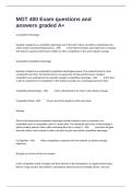  MGT 400 Exam questions and answers graded A&plus;-