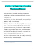 BUL 3310 FSU Bailey Unit 6 Exam 2026 Questions and Answers
