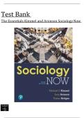 Full Test Bank &ndash; Sociology Now&comma; 3rd Edition by Kimmel&comma; Aronson & Bridges