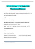 BUL 3310 FSU Bailey Bundled Tests 2026 Questions and Answers