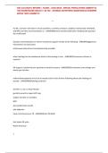 NSC 325 EXAM 2 REVIEW &lpar;- FLUIDS - ACID-BASE - SPECIAL POPULATIONS &lpar;OBESITY & THE ELDER&sol;OLDER ADULTS >65 YO&rpar; - ENTERAL NUTRITION&rpar; QUESTIONS & ANSWERS RATED 100&percnt; CORRECT&excl;&excl;