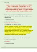 NBCRNA EXAM AND STUDY GUIDE NEWEST 2025&sol; 2026 TEST BANK&vert; COMPLETE 1800 REAL EXAM QUESTIONS AND CORRECT DETAILED ANSWERS &lpar;VERIFIED ANSWERS WITH RATIONALES&rpar; GRADED  A&plus;&vert; NBCRNA EXAM PREP &lpar;MOST RECENT&excl;&excl;&rpar;