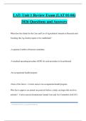 LAT&colon; Unit 1 Review Exam &lpar;LAT 01-04&rpar; 2026 Questions and Answers