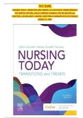 Nursing Today&colon; Transition and Trends &ndash; 11th Edition &lpar;Zerwekh&rpar; &ndash; Complete Test Bank for Chapters 1&ndash;26