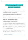 CVA Level 1 Bundled Tests 2026 Questions and Answers