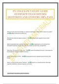 PN 1210 EXAM 3 STUDY GUIDE OVERVIEW EXAM 2025&sol;2026 QUESTIONS AND ANSWERS 100&percnt; PASS