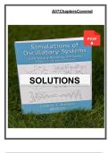 Solutions Manual for Simulations of Oscillatory Systems 1st Edition by Butikov