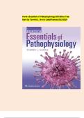  Porth's Essentials of  Pathophysiology 5th Edition Test Bank by Tommie L&period; Norris Latest Revised 2023&sol;2024