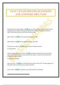 TEAS 7 EXAM 2025/2026 QUESTIONS AND ANSWERS 100% PASS