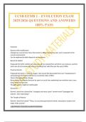 UCSB EEMB 2 &ndash; EVOLUTION EXAM 2025&sol;2026 QUESTIONS AND ANSWERS 100&percnt; PASS