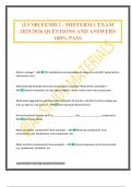 &lbrack;UCSB&rsqb; EEMB 2 - MIDTERM 1 EXAM 2025&sol;2026 QUESTIONS AND ANSWERS 100&percnt; PASS