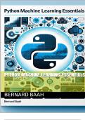Python Machine Learning Essentials &lpar;2024&rpar; - Baah &ndash; pdf