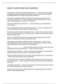 CQM-C QUESTIONS AND ANSWERS