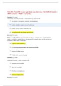 NSG 591 Psych NP Exam &vert; Questions and Answers &vert; Fall 2025&sol;26 Update &vert; 100&percnt; Correct &ndash; Wilkes University&period;