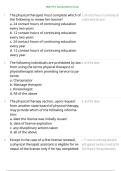 Ohio PTA Jurisprudence Exam Study Guide 2025&sol;2026 with Verified Questions and Expert Answers
