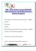 MSF   EXAM COMPLETE PACKAGE DEAL